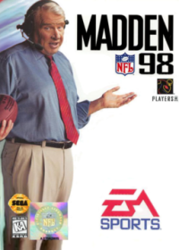 Madden NFL '98 Sega Genesis US box art